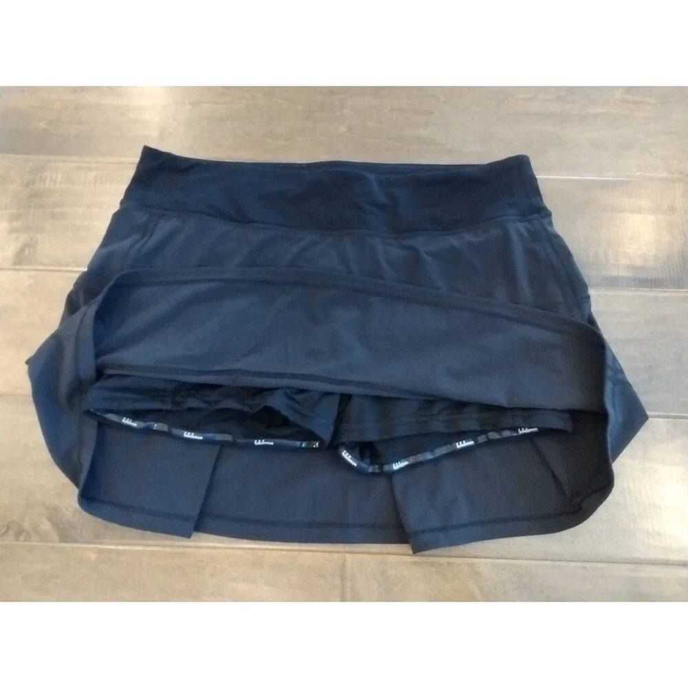 LULULEMON Women's EUC black Pace Rival tennis Skirt Skort - size 10